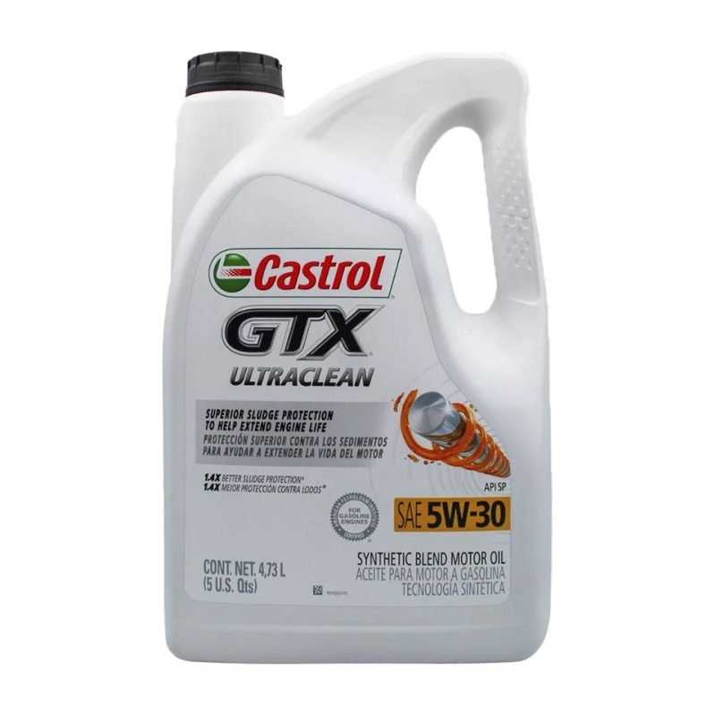 03541C LUBRICANTE CASTROL GTX ULTRACLEAN 5W30 ENVASE 4.731 LTS