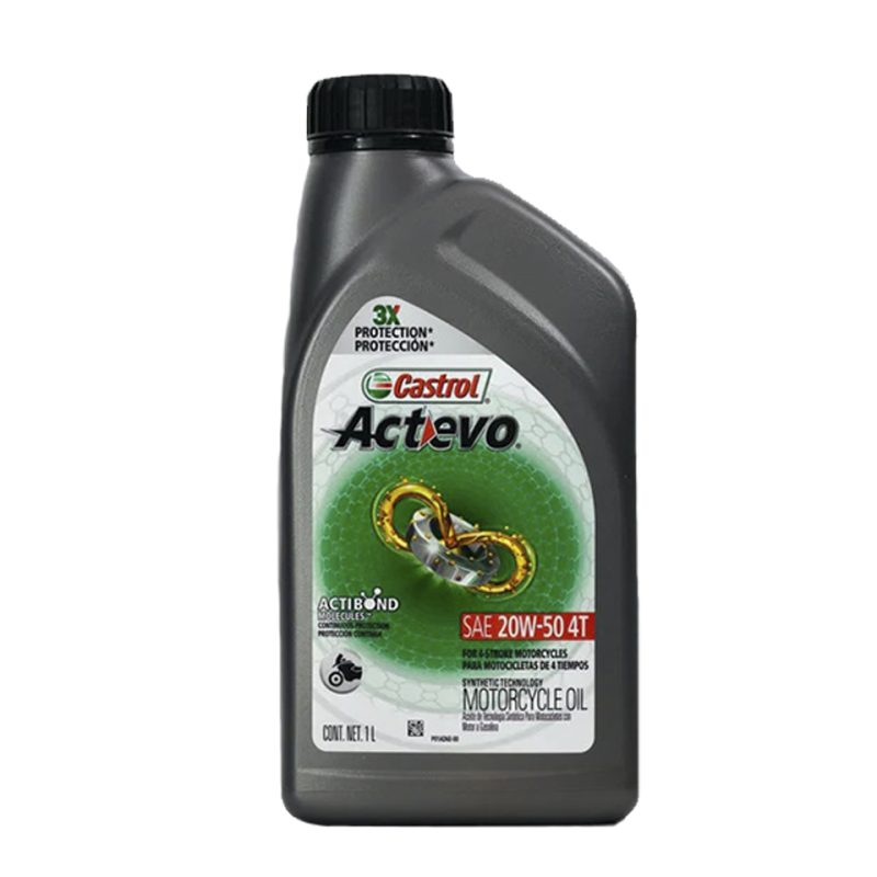 06118 LUBRICANTE CASTROL ACTEVO 4T 20W-50 1L